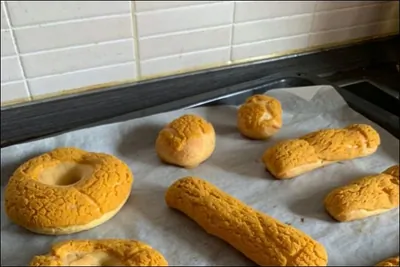 Пирожное с кофейным кремом