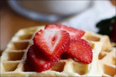 Вафельный завтрак выходного дня