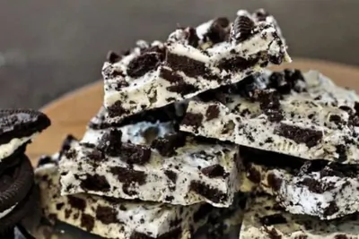 Печенье без выпечки с белым шоколадом