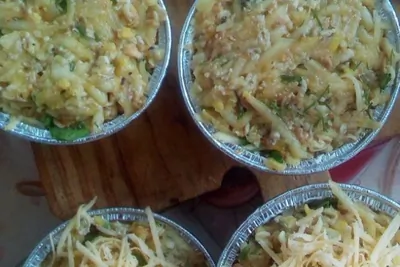 Запеканка из кабачков в микроволновке