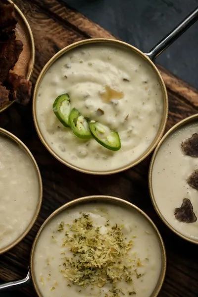 Картофельное пюре с перцем халапеньо