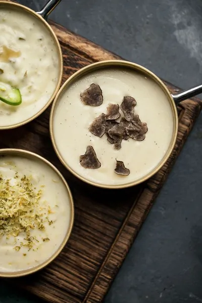 Картофельное пюре c трюфельным маслом