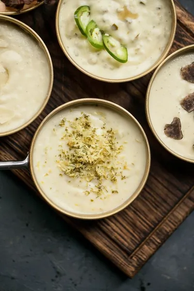 Картофельное пюре с лимоном и лаймом