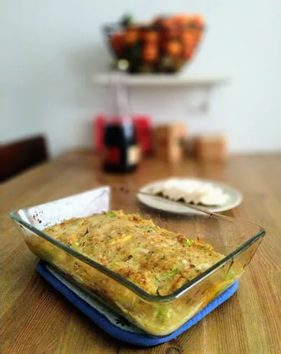 Фаршированные цветы тыквы