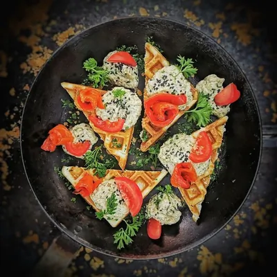 Вафли с бабаганушем