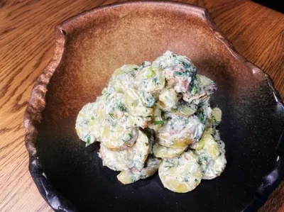 Немецкий картофельный салат со сливочным хреном