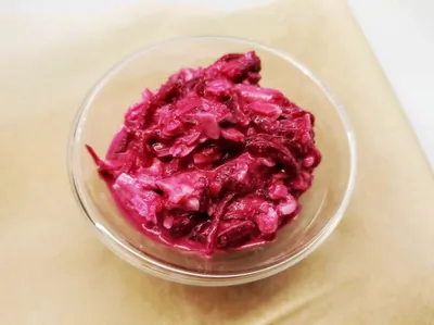 Свекольный салат с сыром