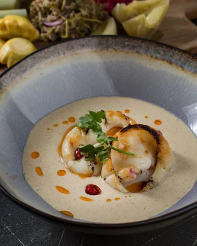 Сациви с кальмарами