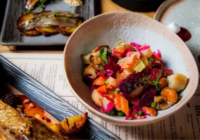 Винегрет из запеченных овощей от Влада Пискунова