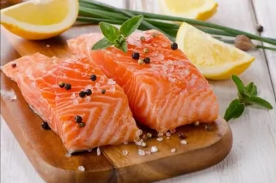 Слабосоленая семга