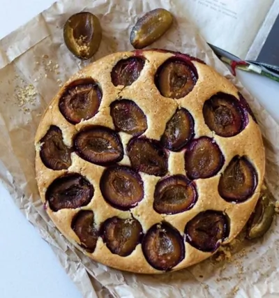 Пирог сливовый