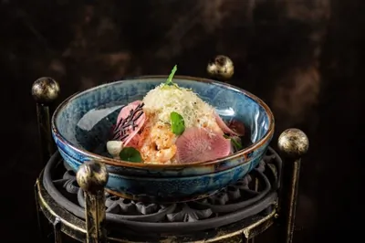 «Морской Цезарь» с креветками