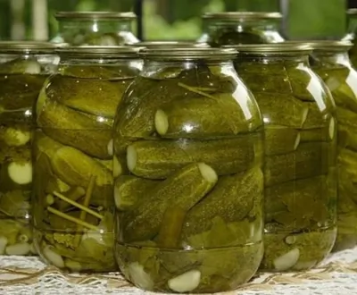 Ароматные консервированные огурцы