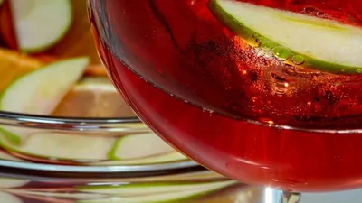 Ледяной пунш с шампанским