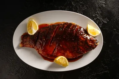 Карп в азиатском стиле