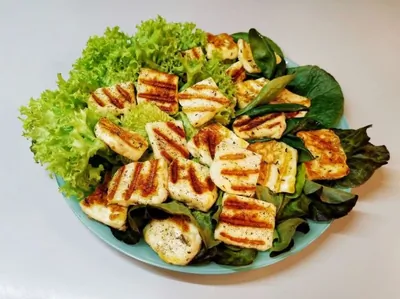 Сыр халуми по-провански