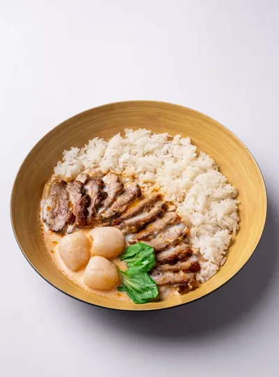 Красное карри с уткой