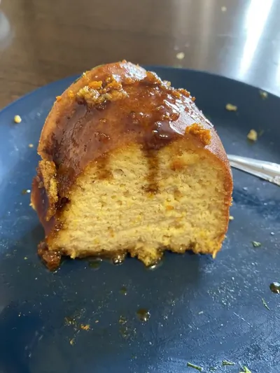 Мандариновый кекс с соусом