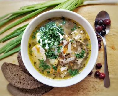 Густая похлебка с репой, редькой и квашеной капустой