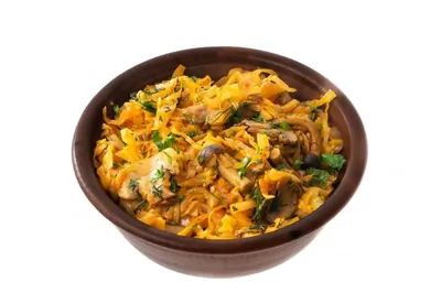 Капуста с грибами