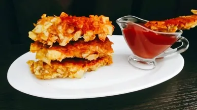 Куриные стрипсы в ароматной панировке