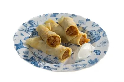 Блины с яблочным конфитюром