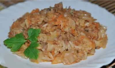 Быстрые ленивые голубцы