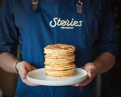 Блины на ряженке с картофелем