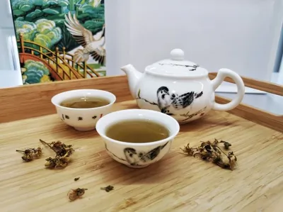 Чай с базиликом и зверобоем