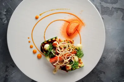 Булгур с цукини и вялеными томатами