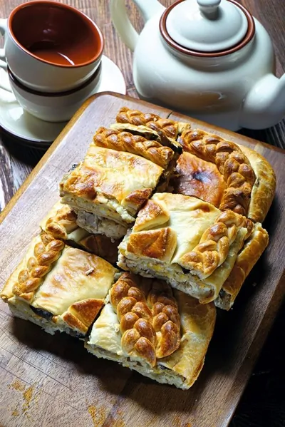 Курник на сливках