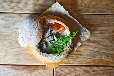 Говядина, томленная в хлебе