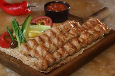 Сочный кебаб из курицы