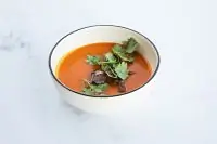Холодный томатный суп с запеченным перцем