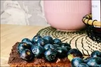 Брауни с голубикой