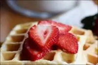 Вафельный завтрак выходного дня