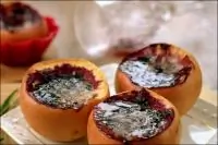 Пьяные яблоки с ликером