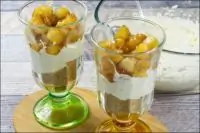 Яблочный чизкейк с ликером