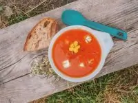 Томатный суп с фетой