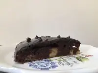 Пирог с бананами и глазурью