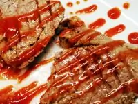 Жареный стейк из телятины