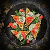 Вафли с бабаганушем