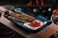 Кальмар с томатной сальсой