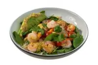 Салат с креветками