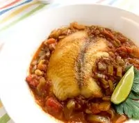 Тилапия в сливочном карри