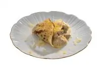 Царские блины с курицей и грибами