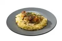 Курица с грибами в духовке