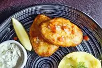 Котлеты из щуки с соусом тартар