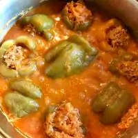 Фаршированные перцы с овощами