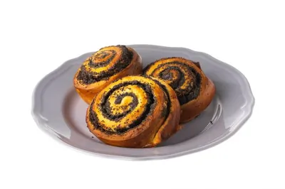 Булочки с маком
